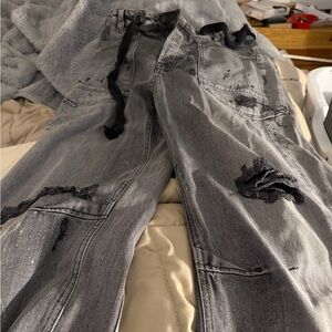 We The Free Charcoal Denim